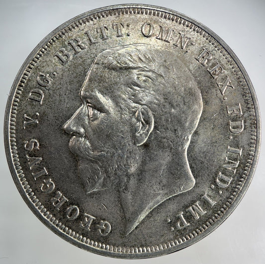 1935 George V One Crown Silver Coin | Very High Grade