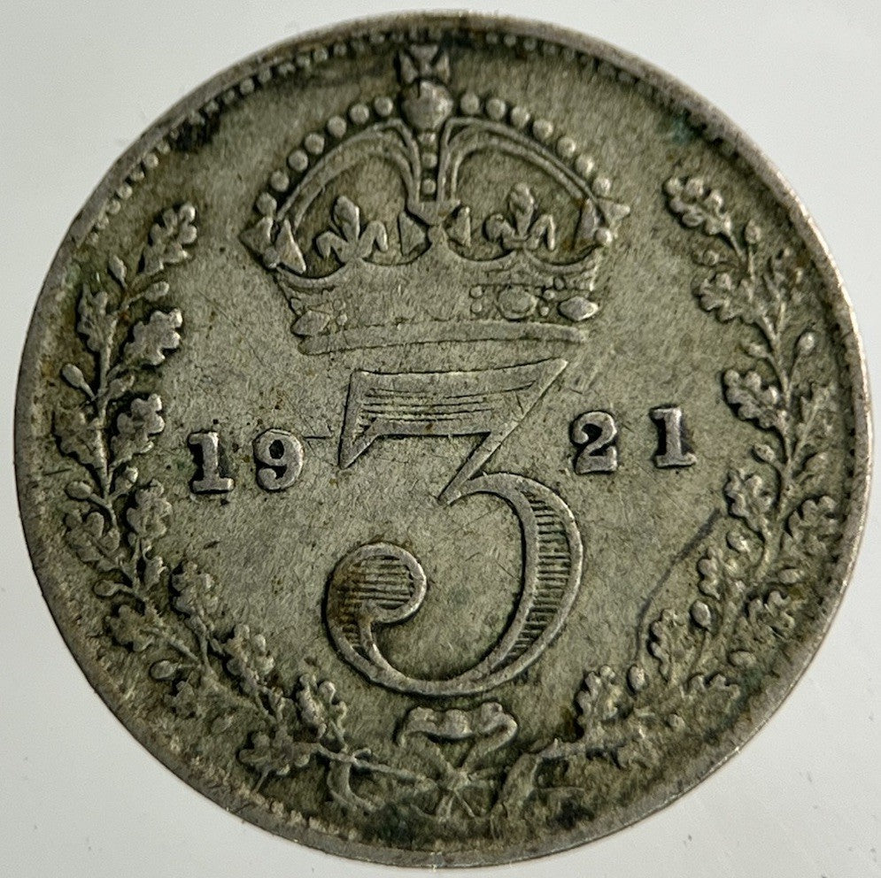 1921 George V Threepence Silver Coin | Collectable Grade
