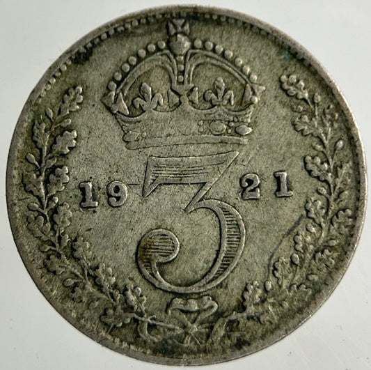 1921 George V Threepence Silver Coin | Collectable Grade