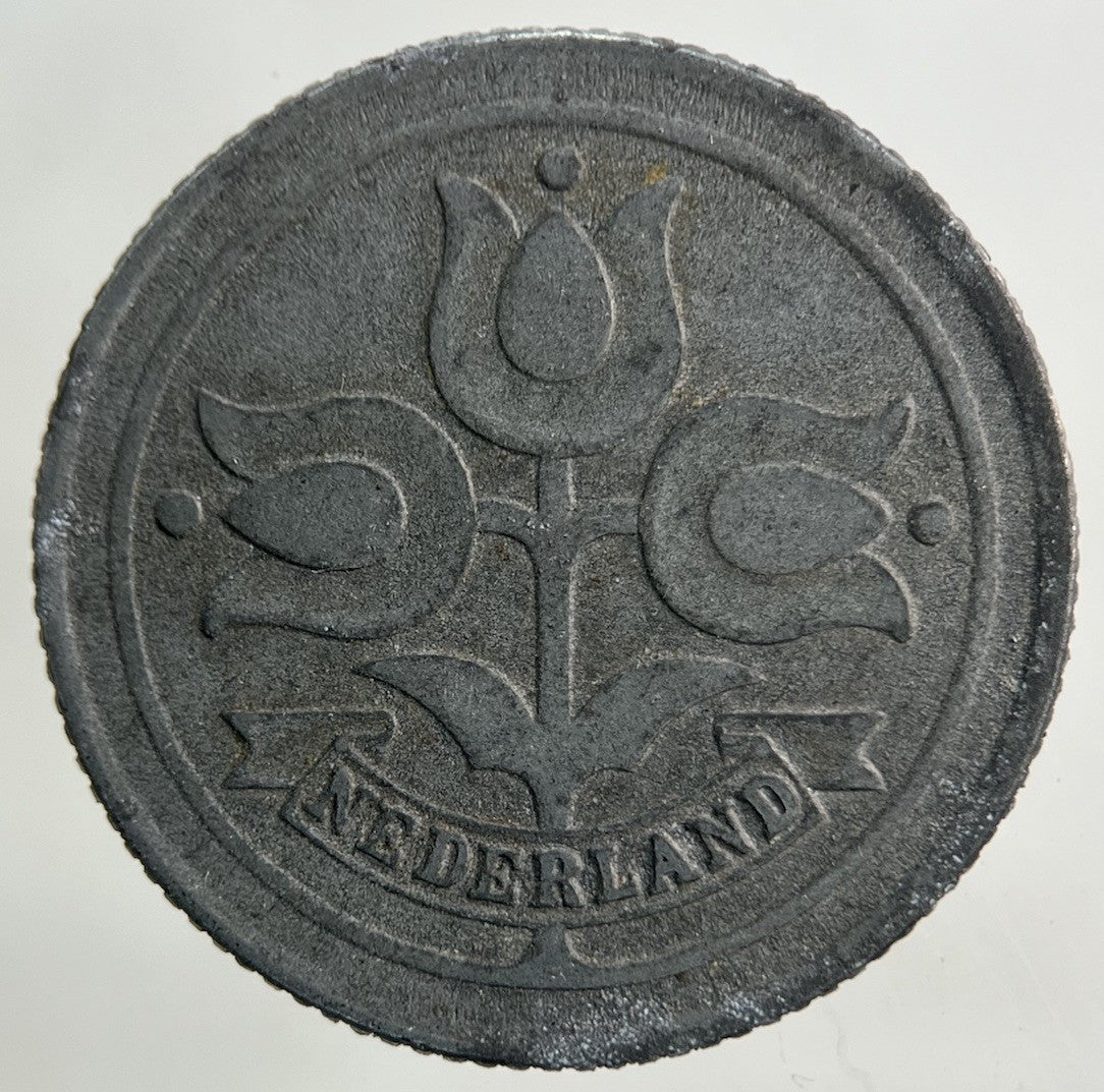 1942 Netherlands 10 Cents Coin | Fine Collectable Grade