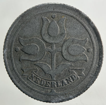 1942 Netherlands 10 Cents Coin | Fine Collectable Grade