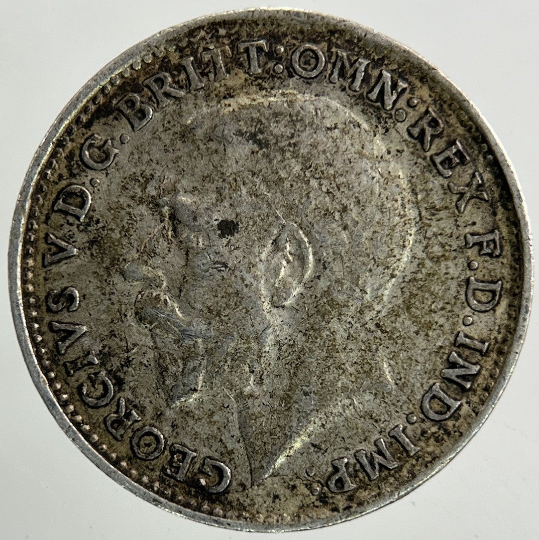 1916 George V Threepence Silver Coin | Fine Collectable Grade