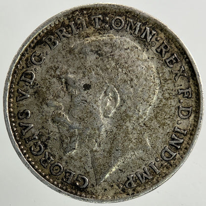 1916 George V Threepence Silver Coin | Fine Collectable Grade