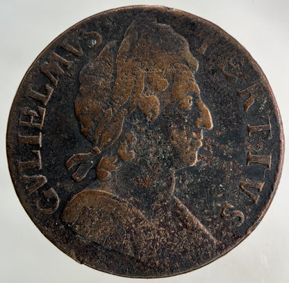 1697 William III 3rd Half - Penny Coin | Collectable Grade