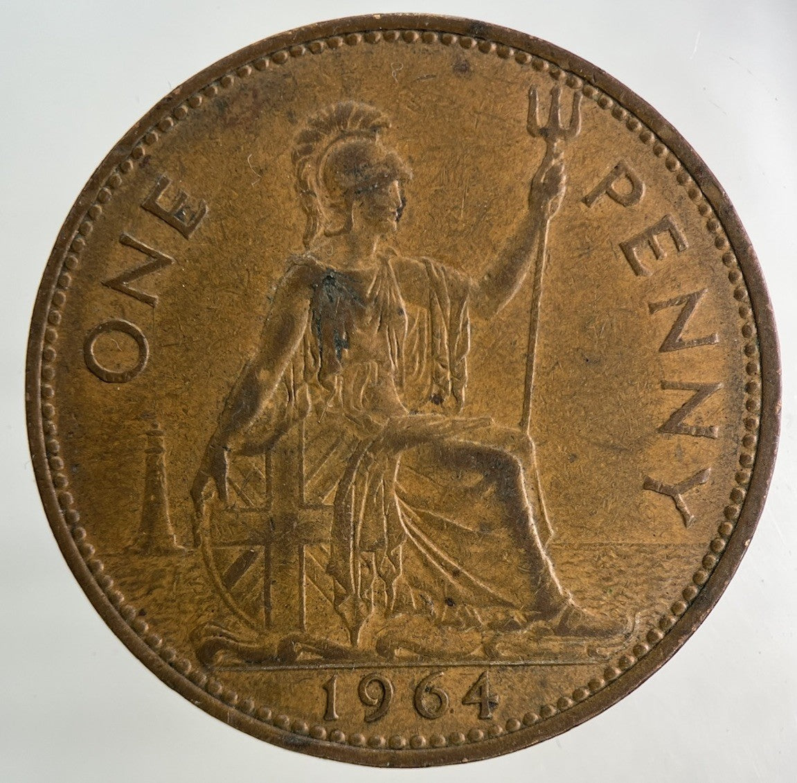 1964 Elizabeth II 2nd One Penny Coin | Fine Collectable Grade