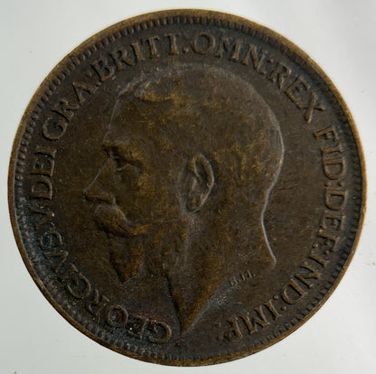 1918 George V Farthing Coin | Collectable Grade