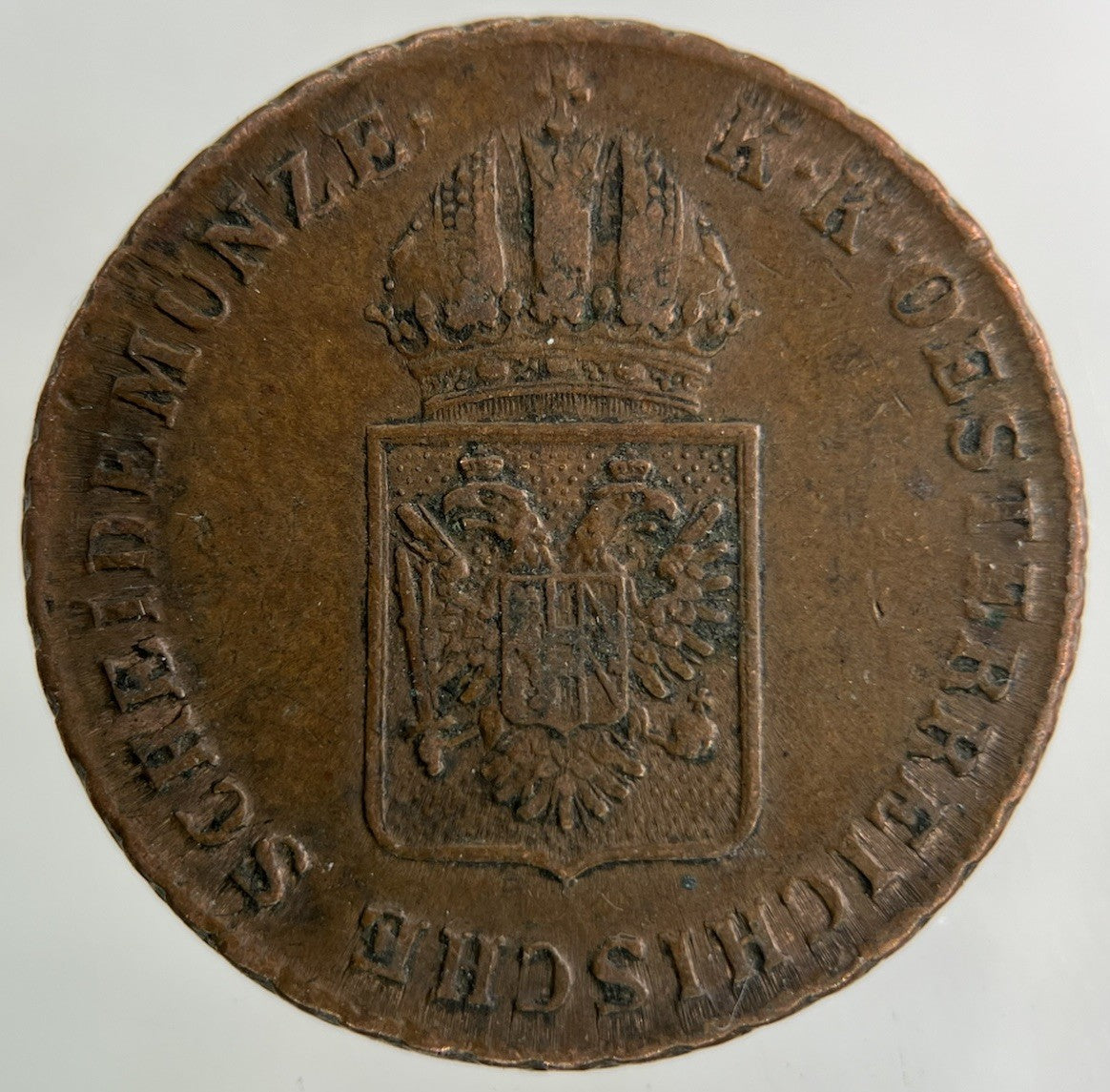 1816 Austria Ein Kreuzer Coin | Fine Collectable Grade