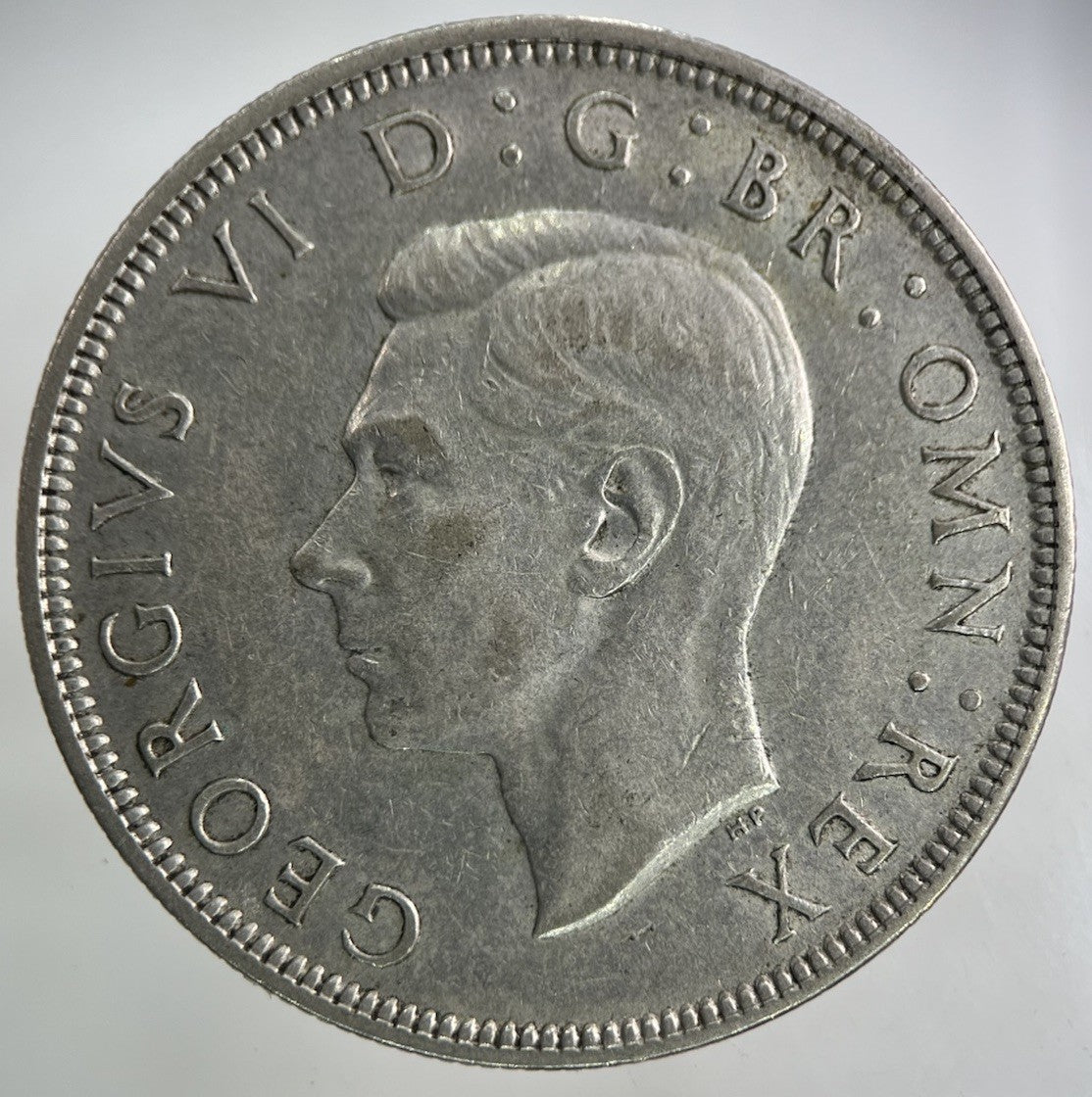 1942 George VI Half - Crown Silver Coin | Very High Grade
