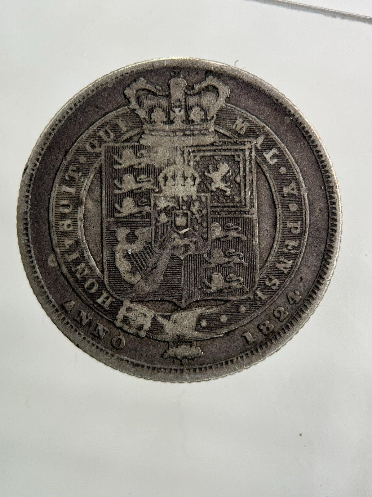 1824 George IV Shilling Silver Coin | Fine Collectable Grade