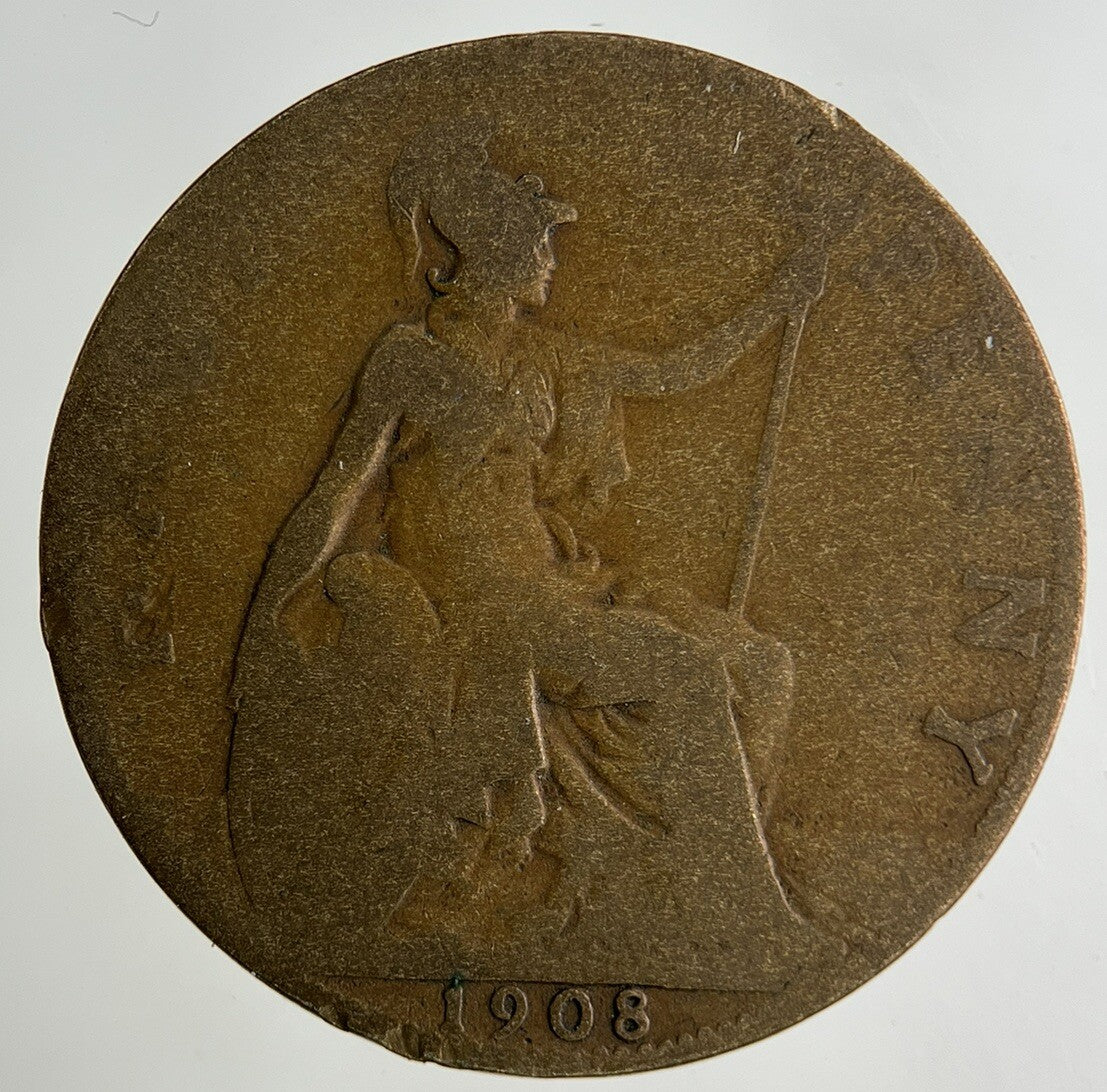 1908 Edward VII Half - Penny Coin | Collectable Grade