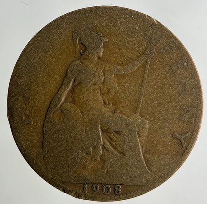 1908 Edward VII Half - Penny Coin | Collectable Grade
