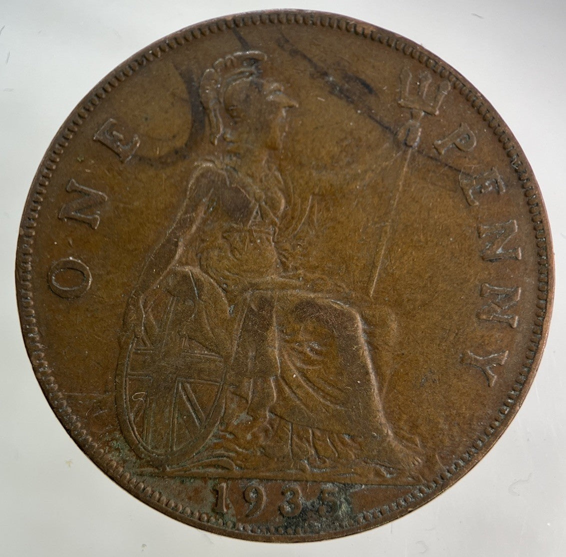 1935 George V One Penny Coin | Fine Collectable Grade
