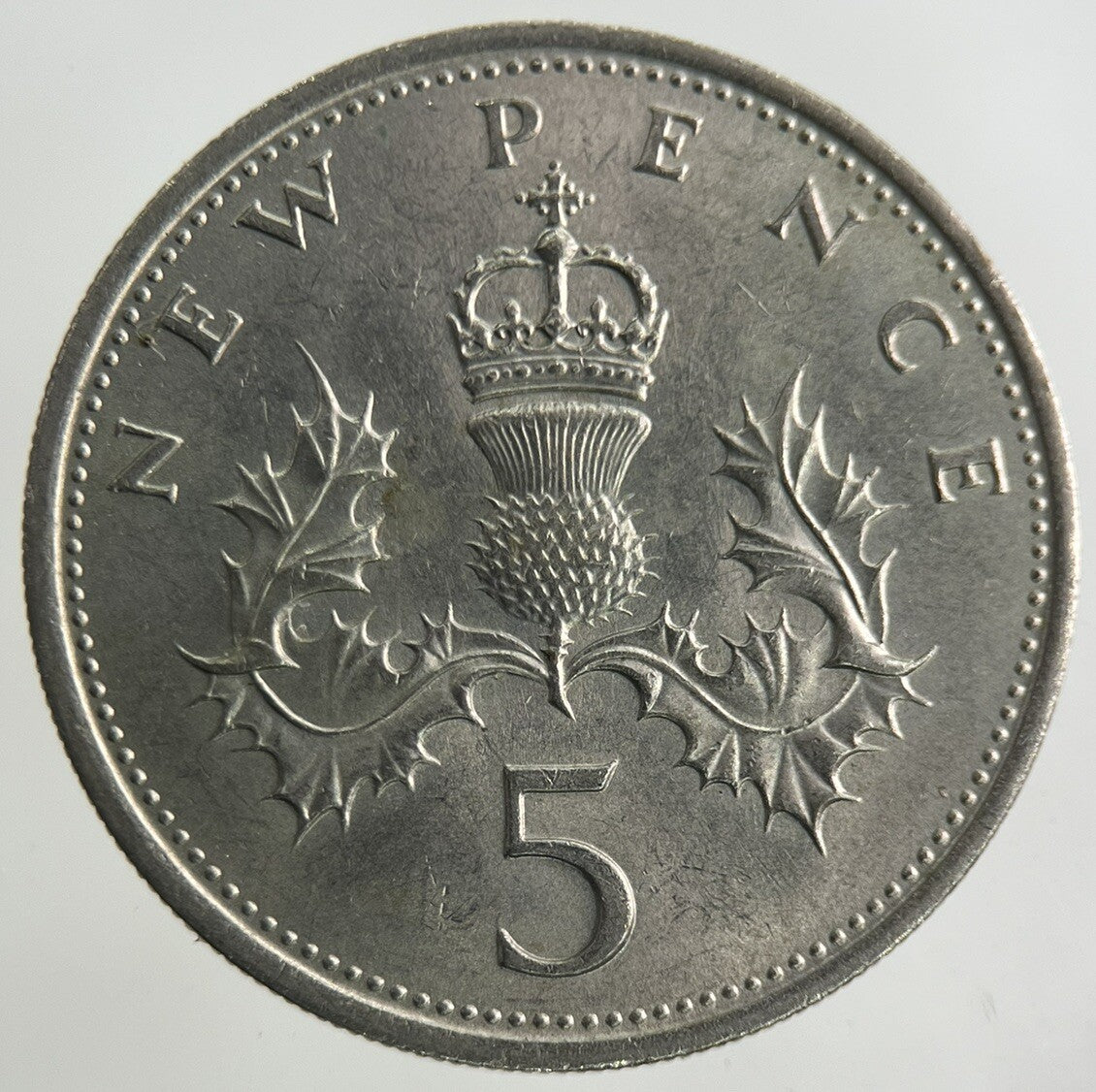 1968 Elizabeth II 2nd 5p Five - Pence Coin | Fine Collectable Grade
