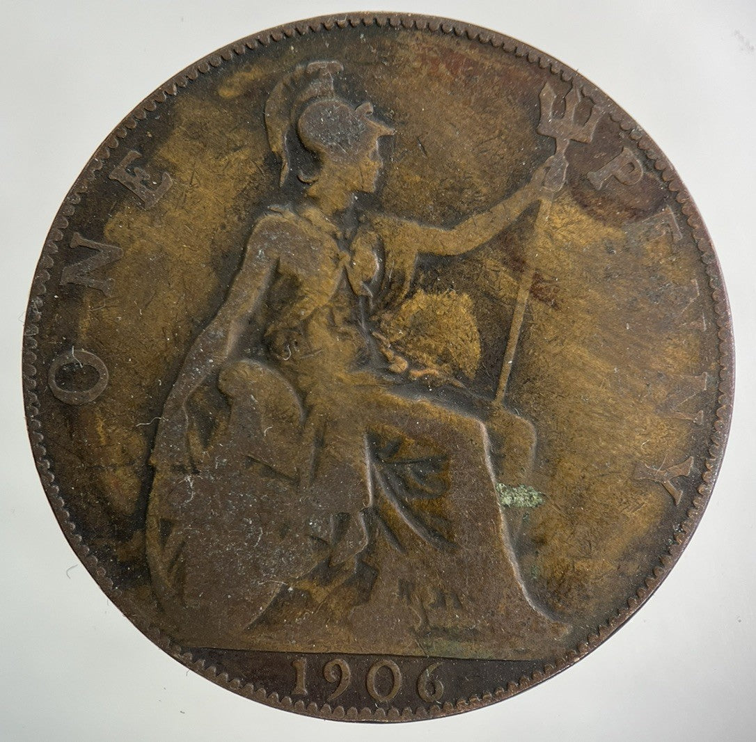 1906 Edward VII One Penny Coin | Collectable Grade