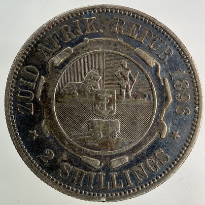 1896 South Africa Florin Silver Coin | Fine Collectable Grade