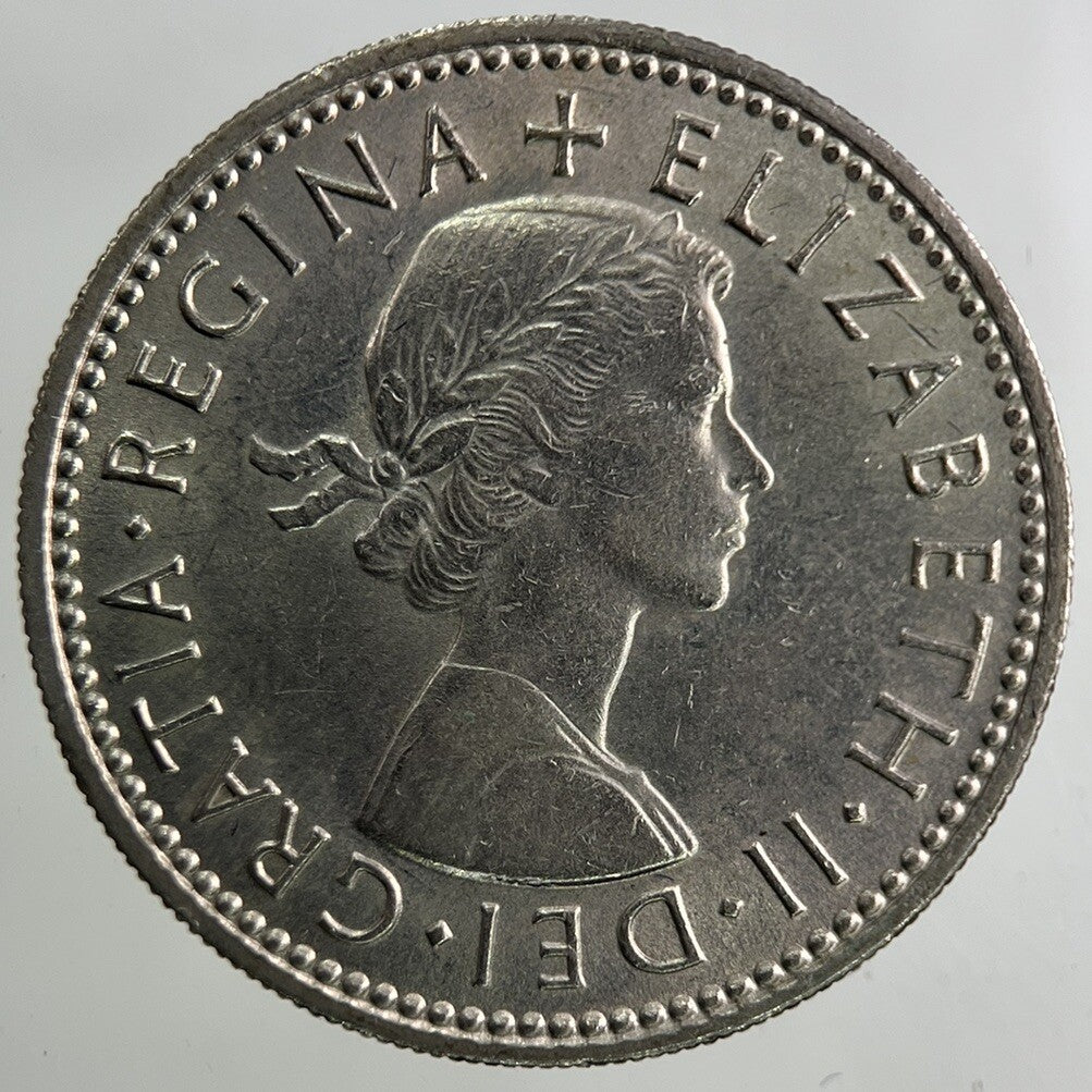 1964 Elizabeth II 2nd Shilling Coin | Very Fine Grade