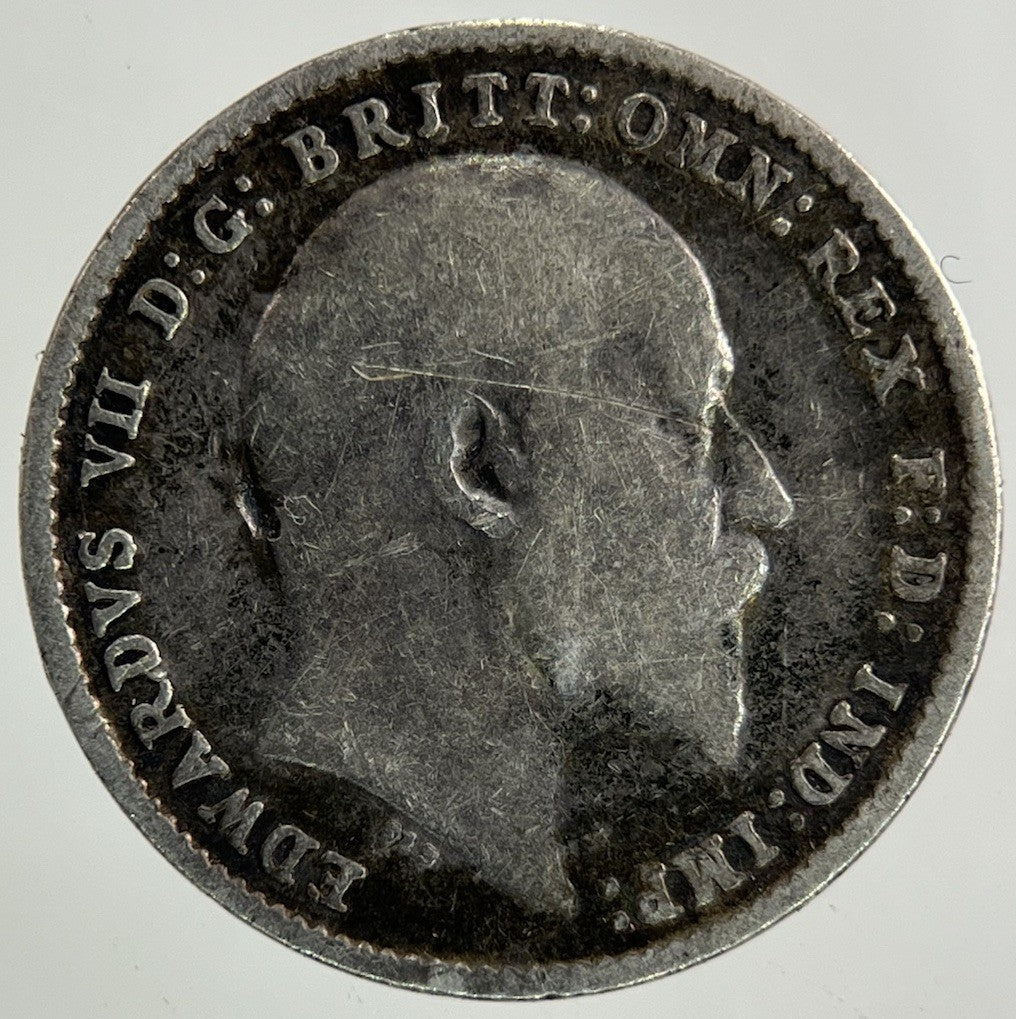 1906 Edward VII Threepence Silver Coin | Collectable Grade