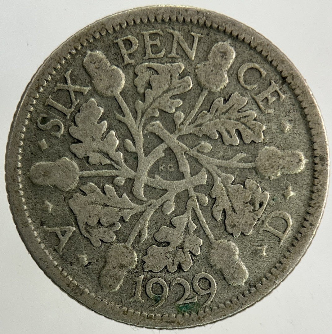 1929 George V Sixpence Silver Coin | Collectable Grade