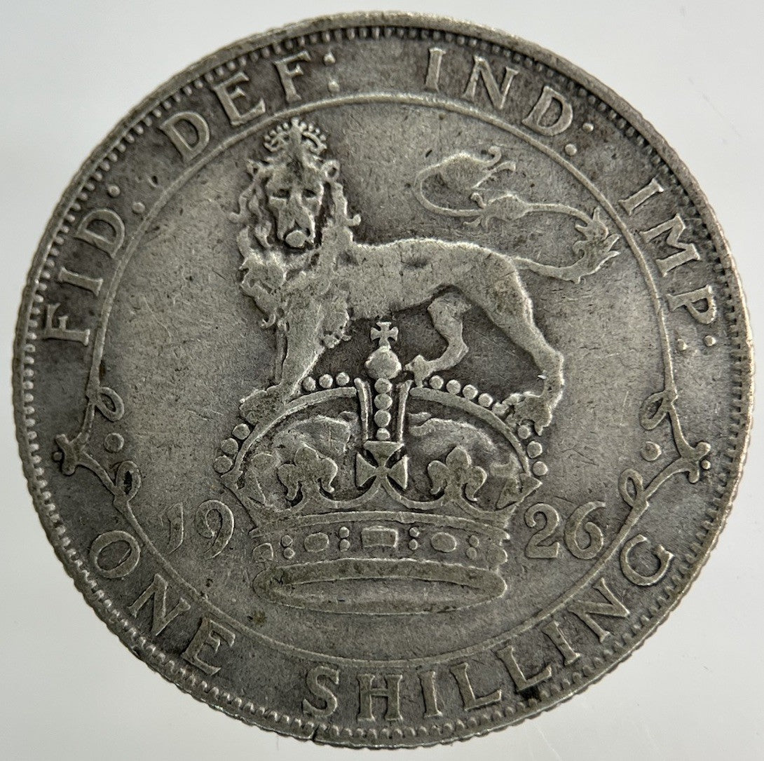 1926 George V Shilling Silver Coin | Fine Collectable Grade