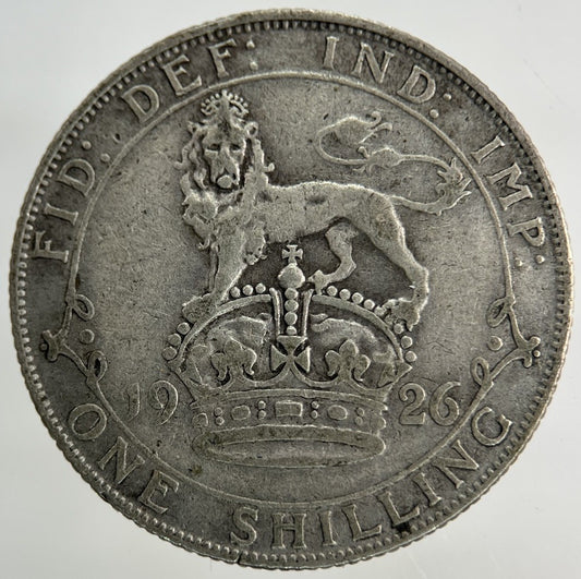 1926 George V Shilling Silver Coin | Fine Collectable Grade