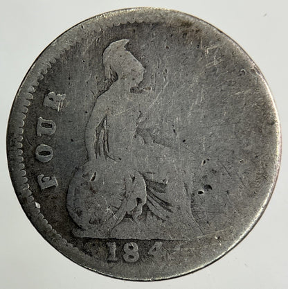 1848 Victoria Groat Four - Pence Silver Coin | Collectable Grade