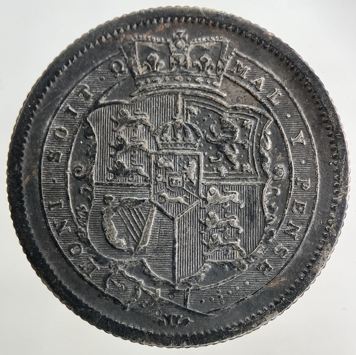 1817 George III 3rd Shilling Silver Coin | Very High Grade