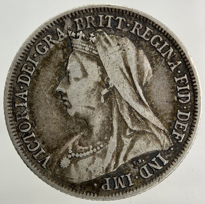 1899 Victoria Shilling Silver Coin | Fine Collectable Grade