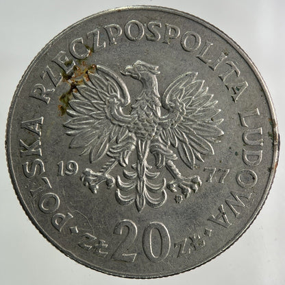 1977 Poland 20 Zloty Coin | Fine Collectable Grade