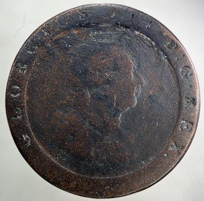 1797 George III 3rd Cartwheel One Penny Coin | Collectable Grade