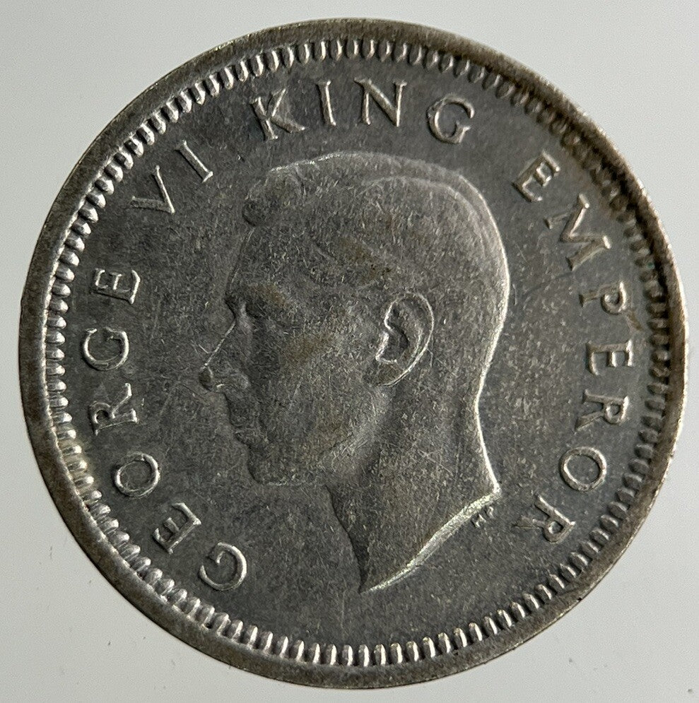 1942 New Zealand Threepence Silver Coin | Fine Collectable Grade