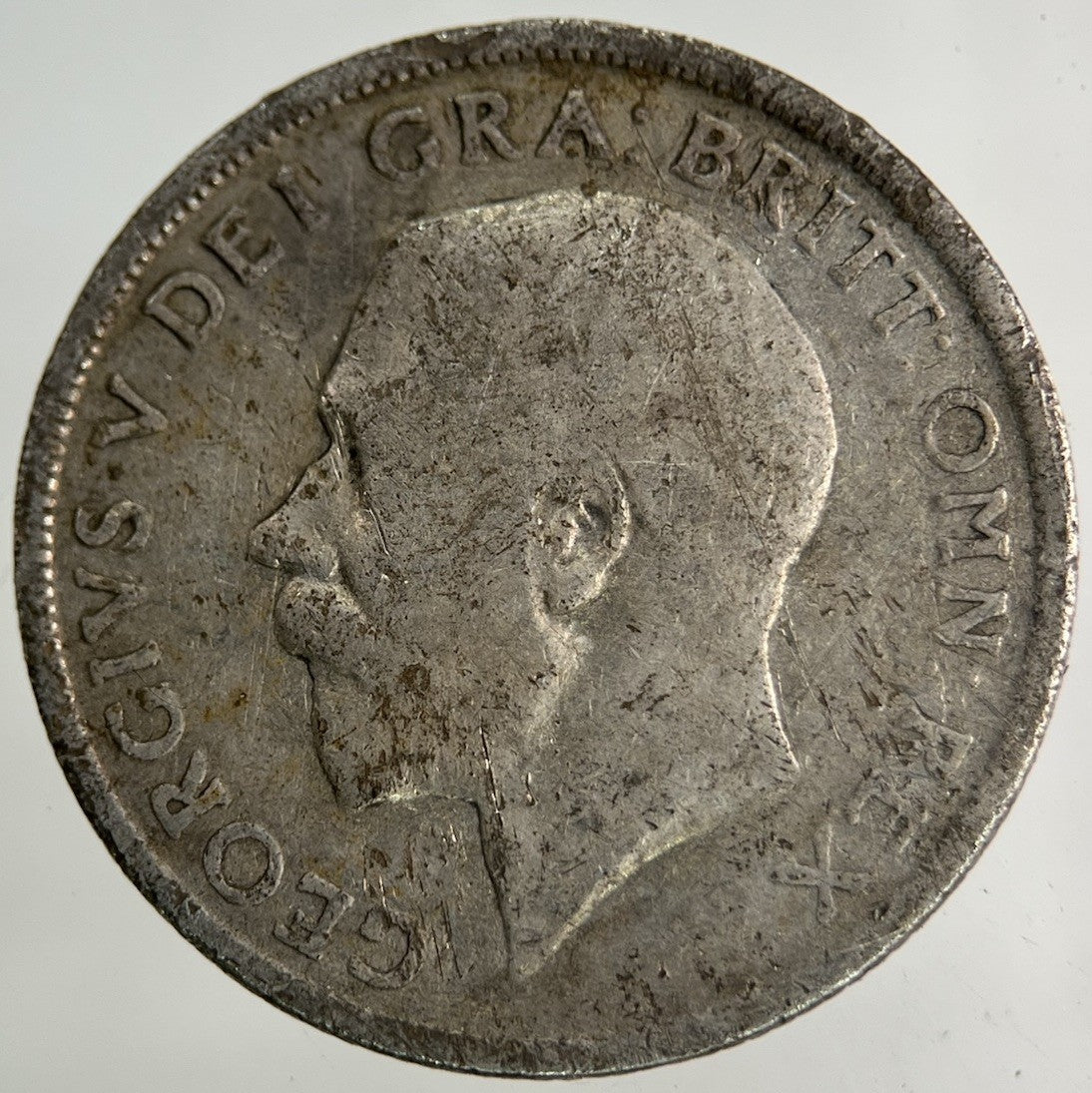 1916 George V Shilling Silver Coin | Fair Grade