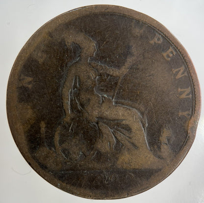 1890 Victoria One Penny Coin | Collectable Grade