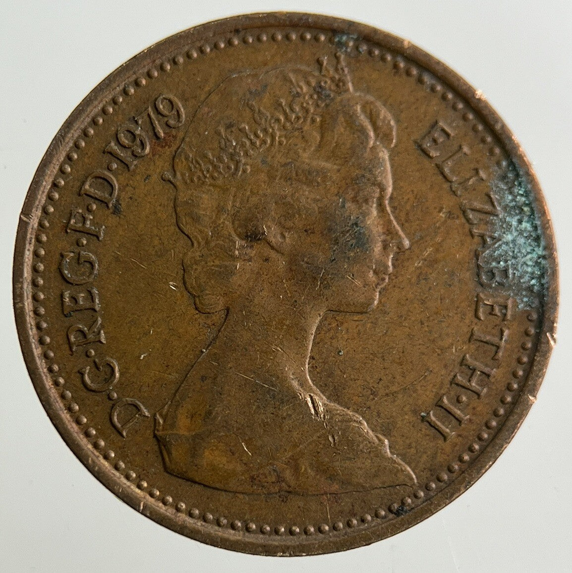 1979 Elizabeth II 2nd New 1/2 Half - Penny Coin | Fine Collectable Grade