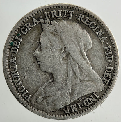 1900 Victoria Threepence Silver Coin | Collectable Grade