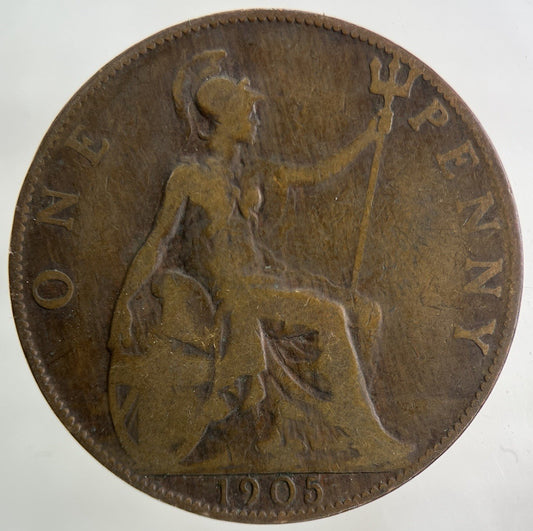 1905 Edward VII One Penny Coin | Collectable Grade
