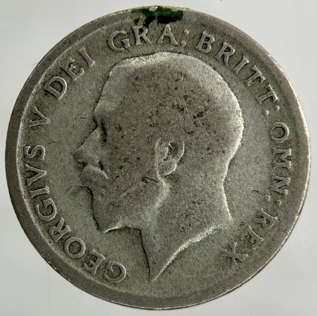 1921 George V Sixpence Silver Coin | Fair Grade
