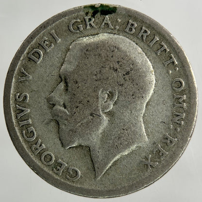 1921 George V Sixpence Silver Coin | Fair Grade