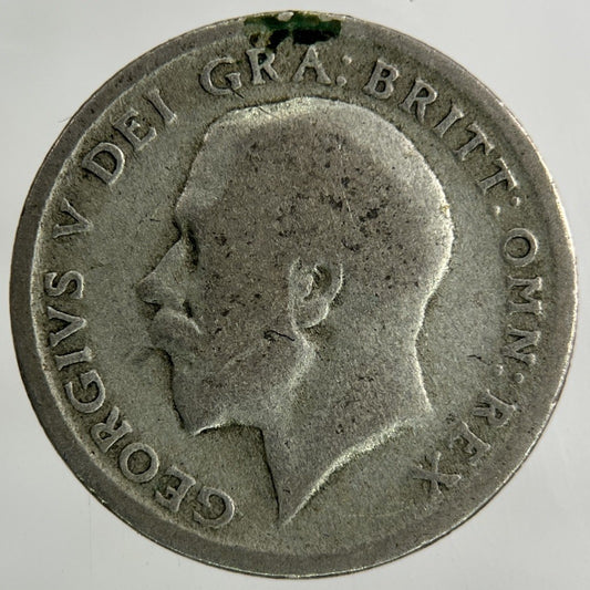 1921 George V Sixpence Silver Coin | Fair Grade