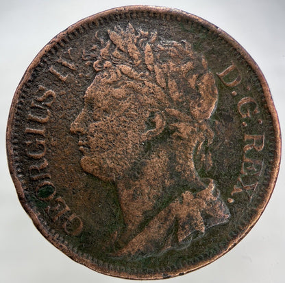1823 Irish One Penny Coin | Fine Collectable Grade