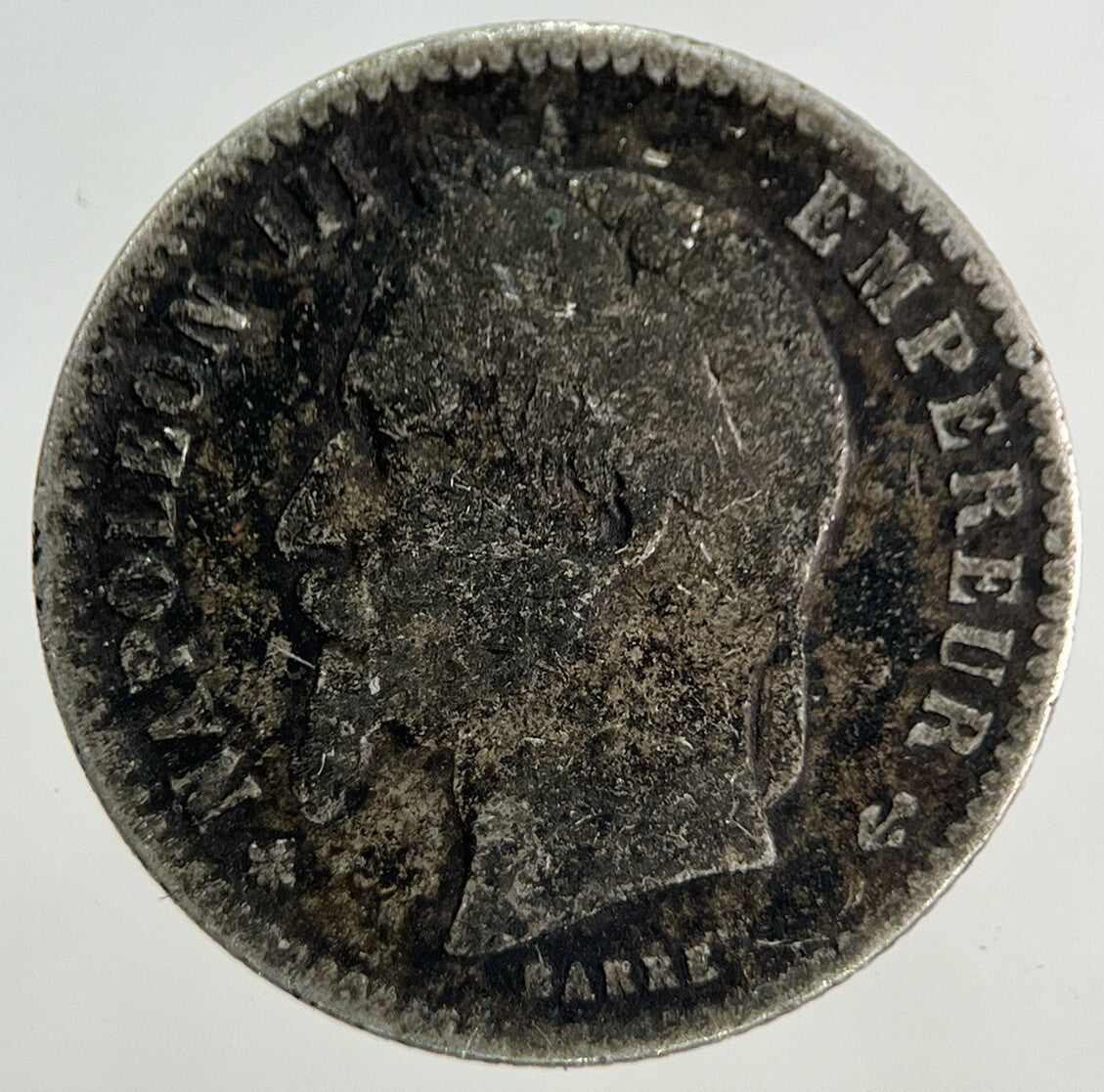 1864 France 50 Centimes Silver Coin | Collectable Grade