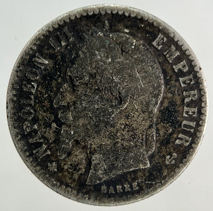 1864 France 50 Centimes Silver Coin | Collectable Grade