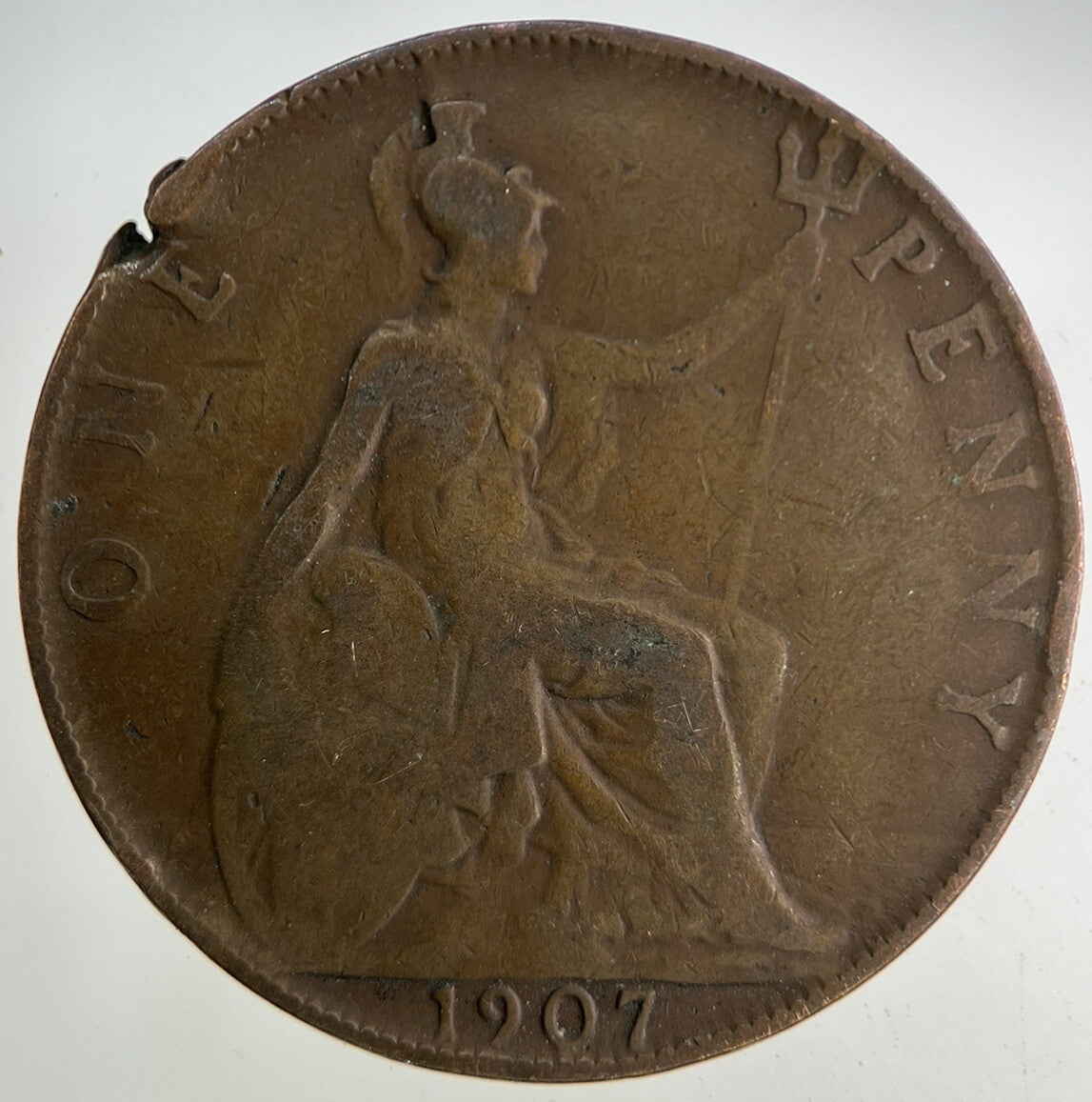 1907 Edward VII One Penny Coin | Collectable Grade