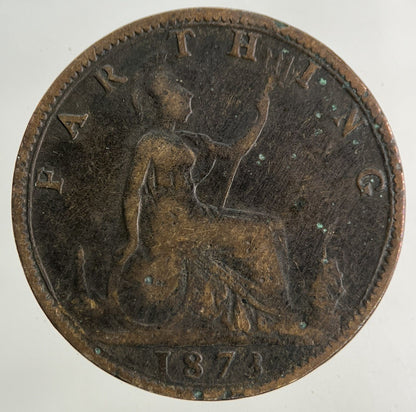 1873 Victoria Farthing Coin | Fine Collectable Grade