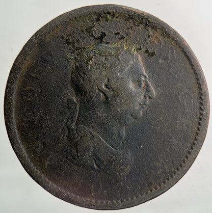 1806 George III 3rd One Penny Coin | Fair Grade