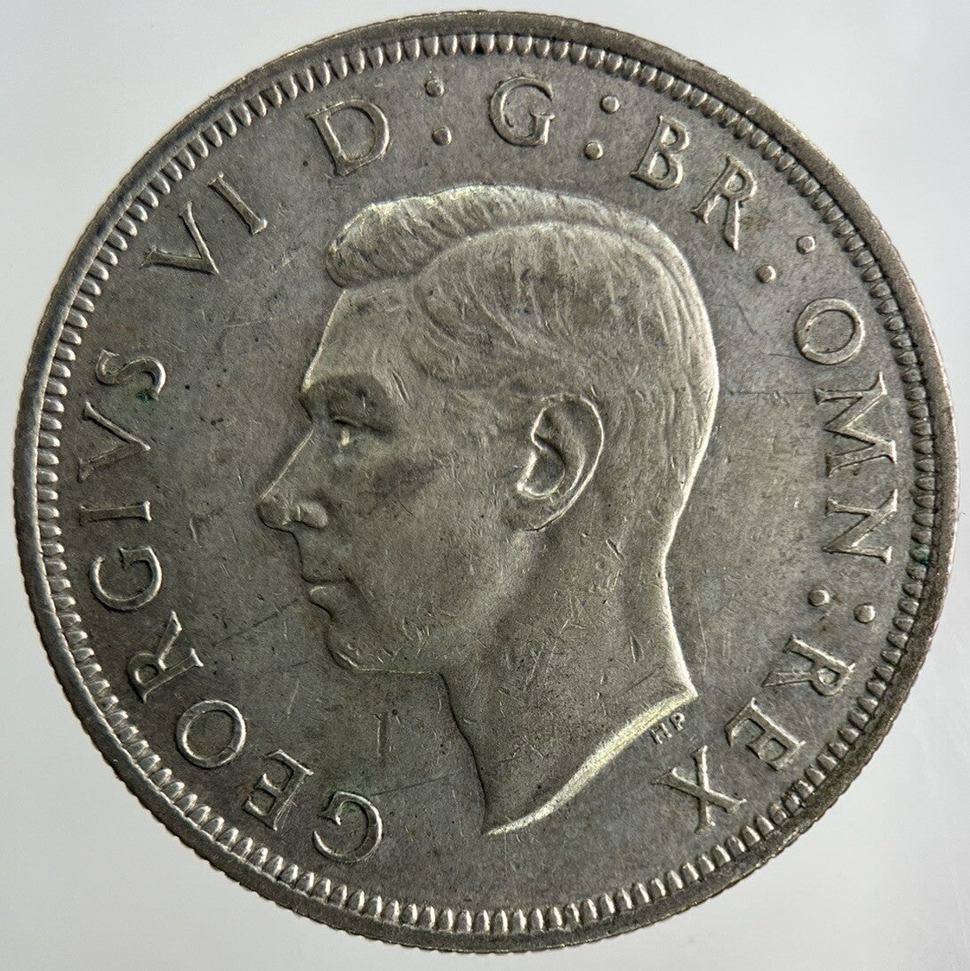 1939 George VI Half - Crown Silver Coin | Fine Collectable Grade