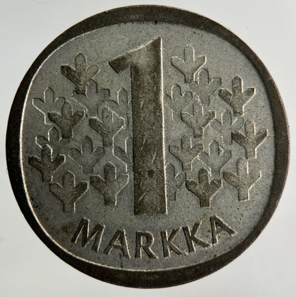 1965 Finland 1 Markka Silver Coin | Fine Collectable Grade