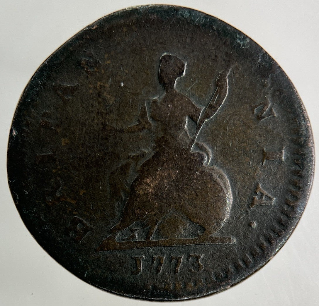 1773 George III 3rd Farthing Coin | Collectable Grade