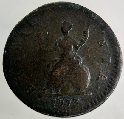 1773 George III 3rd Farthing Coin | Collectable Grade