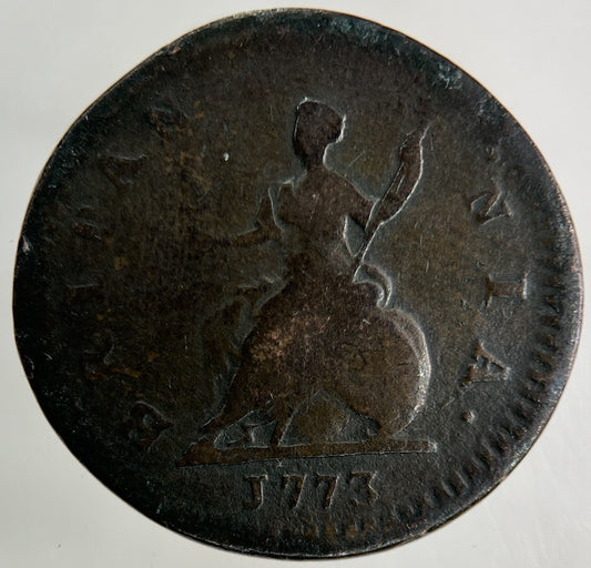 1773 George III 3rd Farthing Coin | Collectable Grade