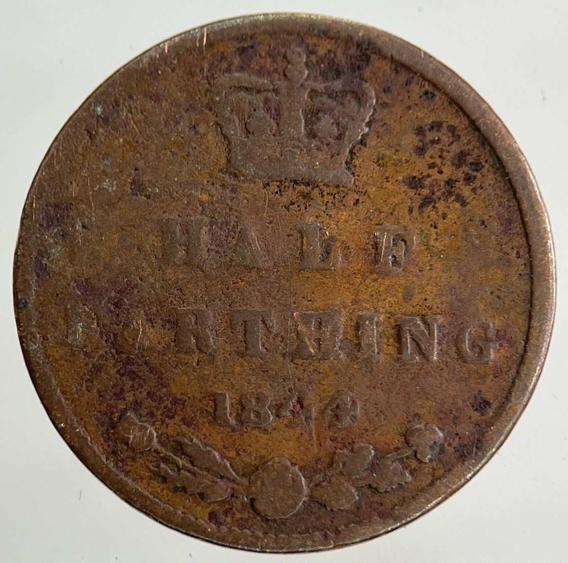 1844 Victoria Half Farthing Coin | Collectable Grade